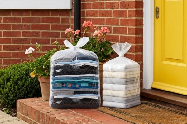 Home Delivery To Red Brick Home With Yellow Door 600X400
